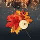 thumbnail image 3 of Enchufe de plástico Hojas de arce artificiales Vid Follaje falso con calabaza DIY Decoración de Halloween Festival de cocina, 3 of 8