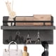 thumbnail image 2 of Llavero decorativo de pared OurWarm con 5 ganchos para llaves y estante de correo, 2 of 6