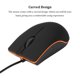 thumbnail image 4 of Cables Ratón Óptico Recargable Inteprter Equipo de entrada Mute Click Diseño curvo Ergonomía Gamer Negro, 4 of 6