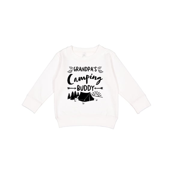 Inktastic Grandpas Camping Buddy Toddler Sweatshirt