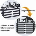 thumbnail image 3 of Iron Medal Holder Medals Display Hanger Rack Medal Holder Frame Rectangle Football 400x250mm, 3 of 9