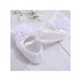 thumbnail image 5 of Spring Autumn Baby Girl Shallow Princess Shoes Newborn Flower Satin Shoes Soft Sole Toddler Infant Shoes 0-18M, 5 of 7