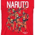 thumbnail image 4 of Naruto Shippuden Character Shadow Clone Squad Art Youth Boys Red Graphic Tee-M, 4 of 7