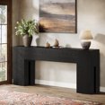 thumbnail image 4 of Tribesigns 71-inch Console Table for Entryway, Farmhouse Sofa Console Behind Couch, Entry Table for Hallway, Foyer, Living Room, Black, 4 of 9