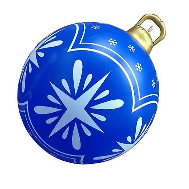 60cm Christmas Inflatable Decorated Balls Christmas Spheres Outdoor Pvc