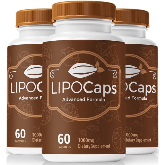 (3 Pack) Lipocaps Capsules - LipoCapsules to Support Active Lifestyle and Fitness, Keto Pills For Lasting Energy & Health, Lipocapsulas All-Natural Formula, Official Reviews (180 Capsules)
