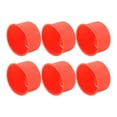thumbnail image 2 of ckepdyeh Moldes de silicona para mini tartas, molde para hornear redondo de 4 pulgadas, molde antiadherente de silicona para hornear, molde para hornear reutilizable, rojo, juego de 6, 2 of 8