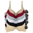 thumbnail image 1 of Paquete de Brasier Adda Lingerie Marlene, Copa Lisa, Colores Surtidos, 1 of 3
