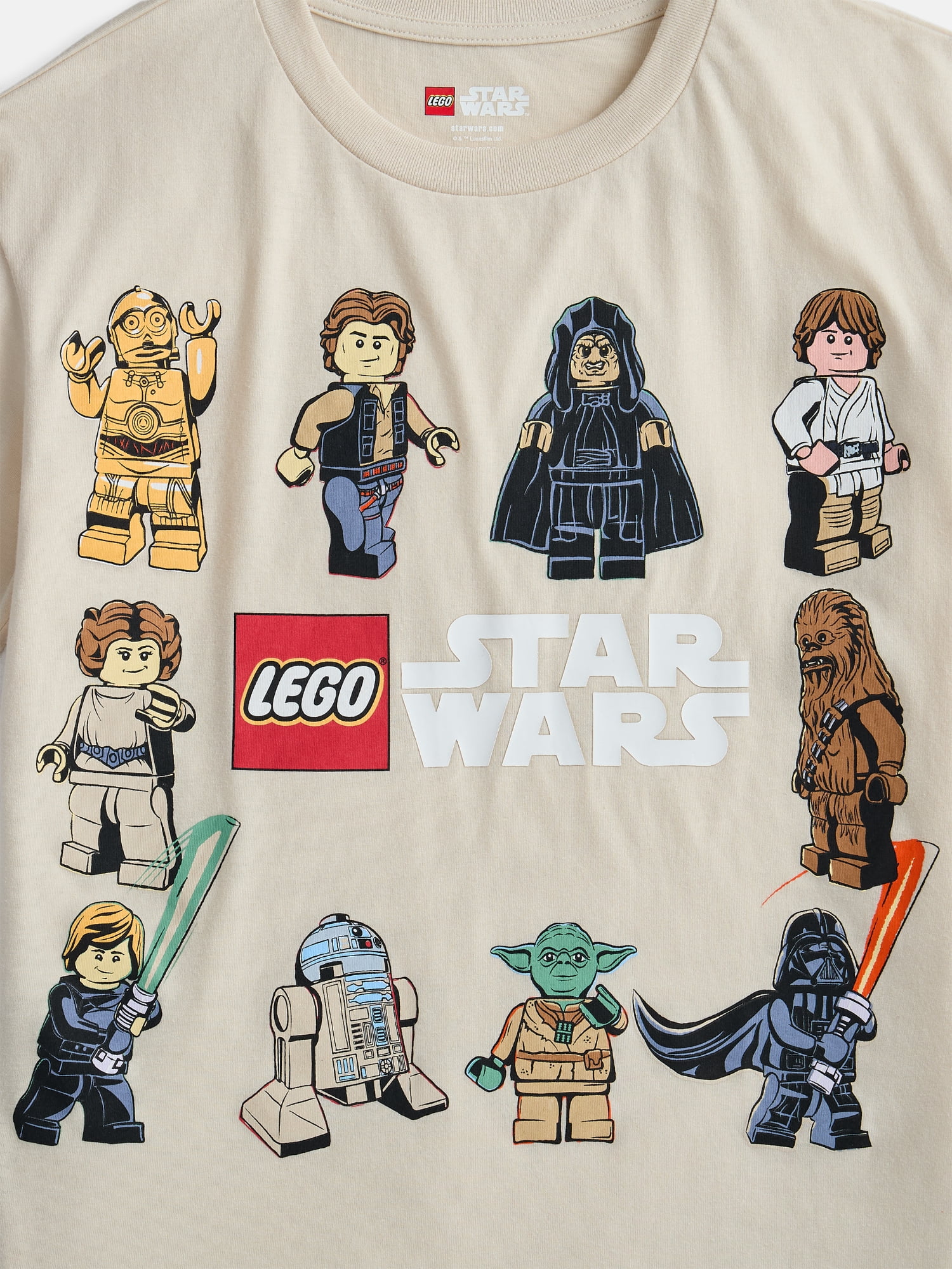LEGO® Star Wars Boys' Graphic Crewneck Tee with Short Sleeves, Sizes 4-18