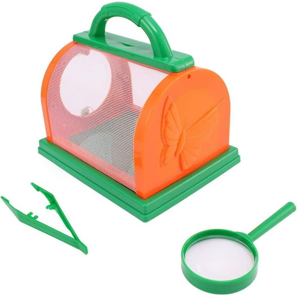 Tool Set Toy 1 Set Insect Cage Box Insect Tools Outdoor Nature Exploration Toys Handle Portable Bug House For Garden Outdoor Kids Outdoor Playset