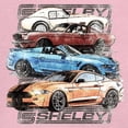 thumbnail image 3 of Shelby Cars Sketch Long Sleeve T-shirt Mustang Racing American Muscle Car GT500 Cobra Performance Powered by Ford, 3 of 7
