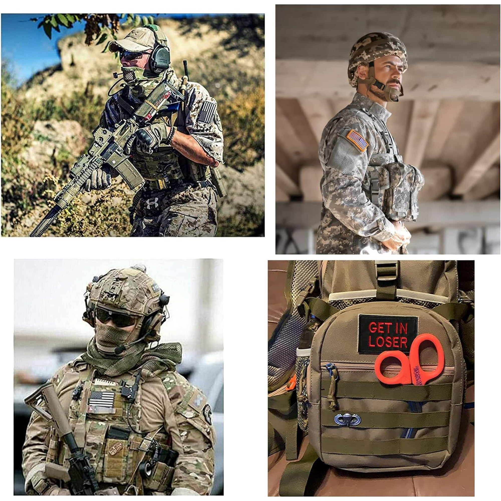 GFDYREE GYGYL 2Pcs Tactical Flag Patch UNDERESTIMATE ME THAT WILL BE FUN Hook and Loop Fastener Funny Patches for Tactical Caps Bags Backpacks Tactical Vest Military Uniforms Walmart
