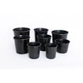 thumbnail image 2 of Namzi-b 10 pieces black gallon seedling pot seedling base woody plant black thick seedling pot 10.43 * 9.06 inches, 2 of 4