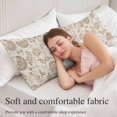 thumbnail image 5 of Khaki Fruit Body Pillow Covers 20"x54", Country Retro Floral Botanical Plant Soft Brushed Microfiber Breathable Throw Pillow Covers, Pillowcase with Zipper for Couch Sofa Bedroom Living Room, 5 of 9