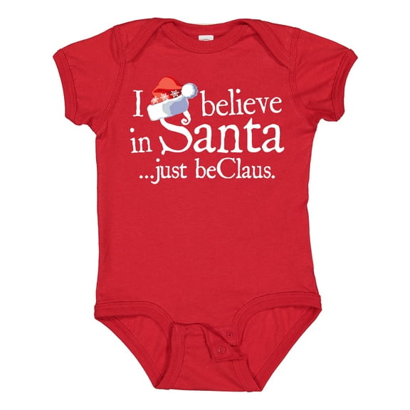 Inktastic I Believe in Santa 2 Boys or Girls Baby Bodysuit
