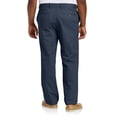 thumbnail image 2 of Big + Tall Essentials Flat-Front Twill Pants Navy 56 x 30, 2 of 5
