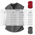 thumbnail image 4 of White Tank Top Men Long New Men’s Stripe Tank Tops, Loose Muscle Gym Sleeveless Shirts,V-Neck Fashion Tee for Summer Beach Vacation 4XL, 4 of 4