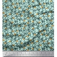 thumbnail image 1 of Soimoi polyester Crepe Fabric Diagonal Stripe,Cross Bones & Skull Print Sewing Fabric Yard 42 Inch Wide, 1 of 1
