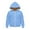 Light Blue, variant on CPNG Boys Girls Fleece Jacket Love Heart Print Hoodie Thermal Warm Sherpa Pullover Lined Long Sleeve Full Zip Up Hooded Sweatshirt Kids Fall Winter Jackets