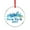 Pattern-1, variant on Watercolor New York Skyline Christmas Ornament Gift Exchange Present Ideas New York City Landscape Crystal Ornament 2025