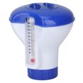 thumbnail image 1 of Soap Dispensers Floating Swimming Pool Chemical Chlorine Dispenser with Thermometer Tablet Soap Dispenser Pump Shower, 1 of 8
