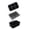A001- Black, variant on Air Fryer Accessories, Silicone Air Fryer Liners, Air Fryer Rack, Silicone Muffin Pans for Baking, 3-Piece Black Rectangular Set Includes Reusable Silicone Baking Tray, Bacon Hot