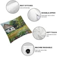 thumbnail image 4 of SHANXI Throw Pillow Covers Autumn Fallen Leaves Print Cushion Cover Soft Pillow Cases for Home Sofa Bed Chair Car Office Decorative 12x12in, 4 of 5