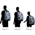 thumbnail image 6 of Adidas Classic 3S 4 Backpack, White/Onix Grey/Rose Gold, One Size, 6 of 6