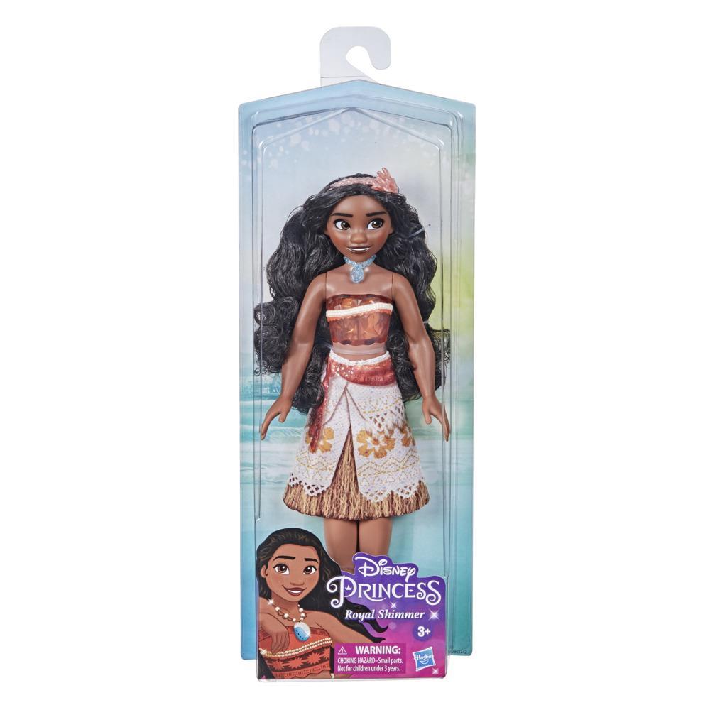 Disney Princess Royal Shimmer Moana Doll, Fashion Doll with Skirt, Accessories - image 3 of 8