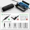 thumbnail image 3 of Restmo 2 Pack Compact Outdoor Extension Cord Cover, IP44 Waterproof Box and Safety Housing Case, Ideal to Protect Outdoor Plugs, Electrical Connections,Size Small, Black, 3 of 8