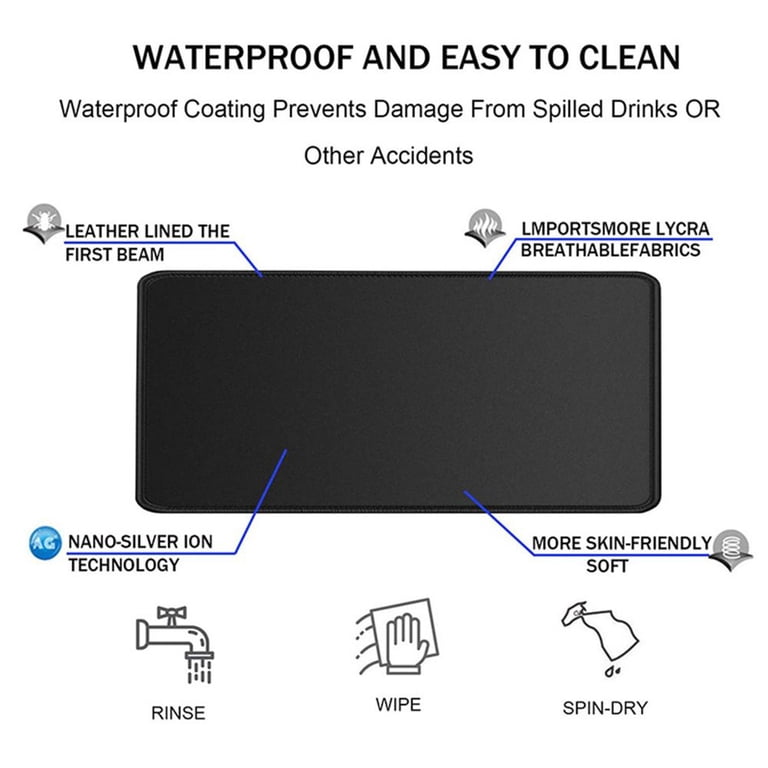 800x400mm Extra Large Lock Edge Rubber Keyboard Mice Mat Astronaut