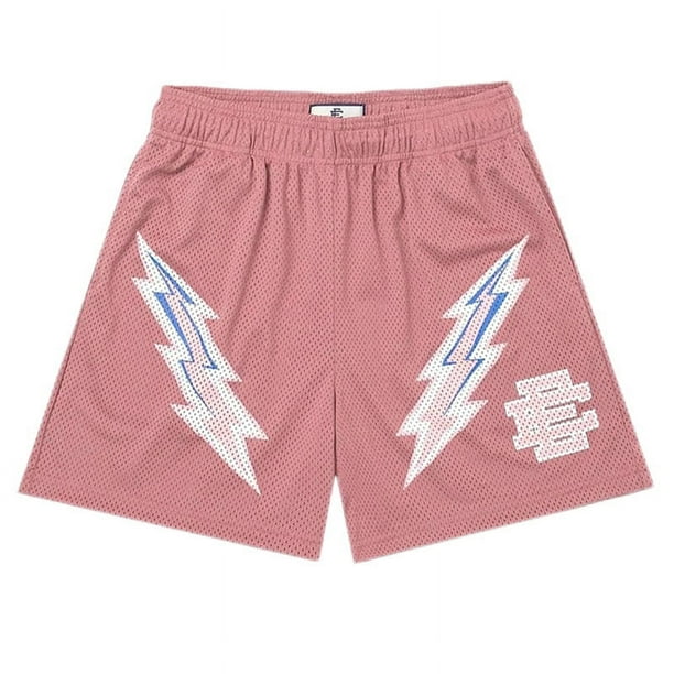 Pantalones cortos de ejercicio de la ciudad de Nueva YORK para hombre, shorts masculinos de malla transpirable, estilo casual, con diseño de la ciudad de Nueva YORK SKYLINE, 2024
