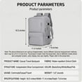 thumbnail image 5 of Large travel backpack, suitcase backpack, travel backpack (carry-on), waterproof laptop backpack (gary), 5 of 10
