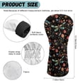 thumbnail image 7 of Uorisanigo Golf Club Covers Driver Cover Fariway Wood Headcovers Hybrid Head Covers, Flower Dragonfly Golf Accessories, Golfer Gifts for Men & Women, Set of 3, Easy to Use, 7 of 7