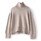 thumbnail image 1 of Suéter de cachemira 100% pura para mujer, suéter de cuello alto grueso, suéter de punto suelto, nuevo otoño e invierno, 1 of 5