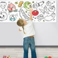 thumbnail image 3 of MesaSe Rouleau de Dessin pour Enfants - Rouleau de Papier à Colorier pour Enfants Rouleau de Papier à Dessin DIY Remplissage de Couleur 11.8 Pouces, 3 of 16