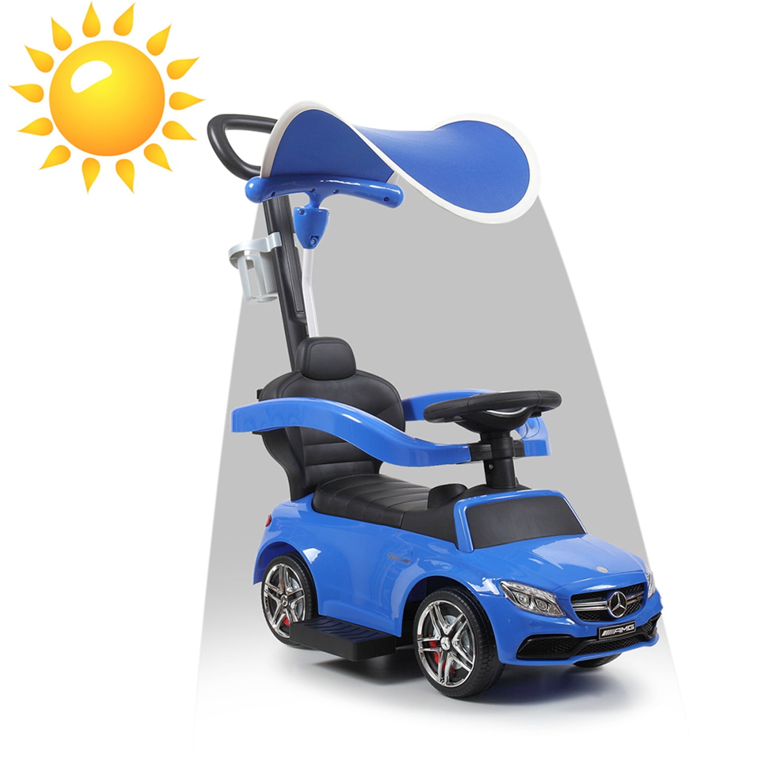 CIPACHO 3-in-1 Kids Ride On Push Car, Toddler 4 Wheels Push Car, w/ Horn, Music, Under Seat Storage, Parental Handle, Armrest Guardrails for Children Boys & Girls, CIPACHO 3-in-1 Kids Ride On Push Car, Toddler 4 Wheels Push Car, w/ Horn, Music, Under Seat Storage, Parental Handle, Armrest Guardrails for Children Boys & Girls,