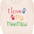 thumbnail image 3 of Inktastic I Love My Meemaw Toddler Sweatshirt, 3 of 4
