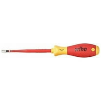Wiha Insulated Slotted Screwdriver 1/4 in Round 32058