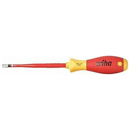 

Wiha Insltd Slotted Screwdriver 3/16 in 32052