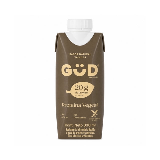 Bebida Vegetal Gud Sabor Vainilla con 20 g de proteína 330 ml