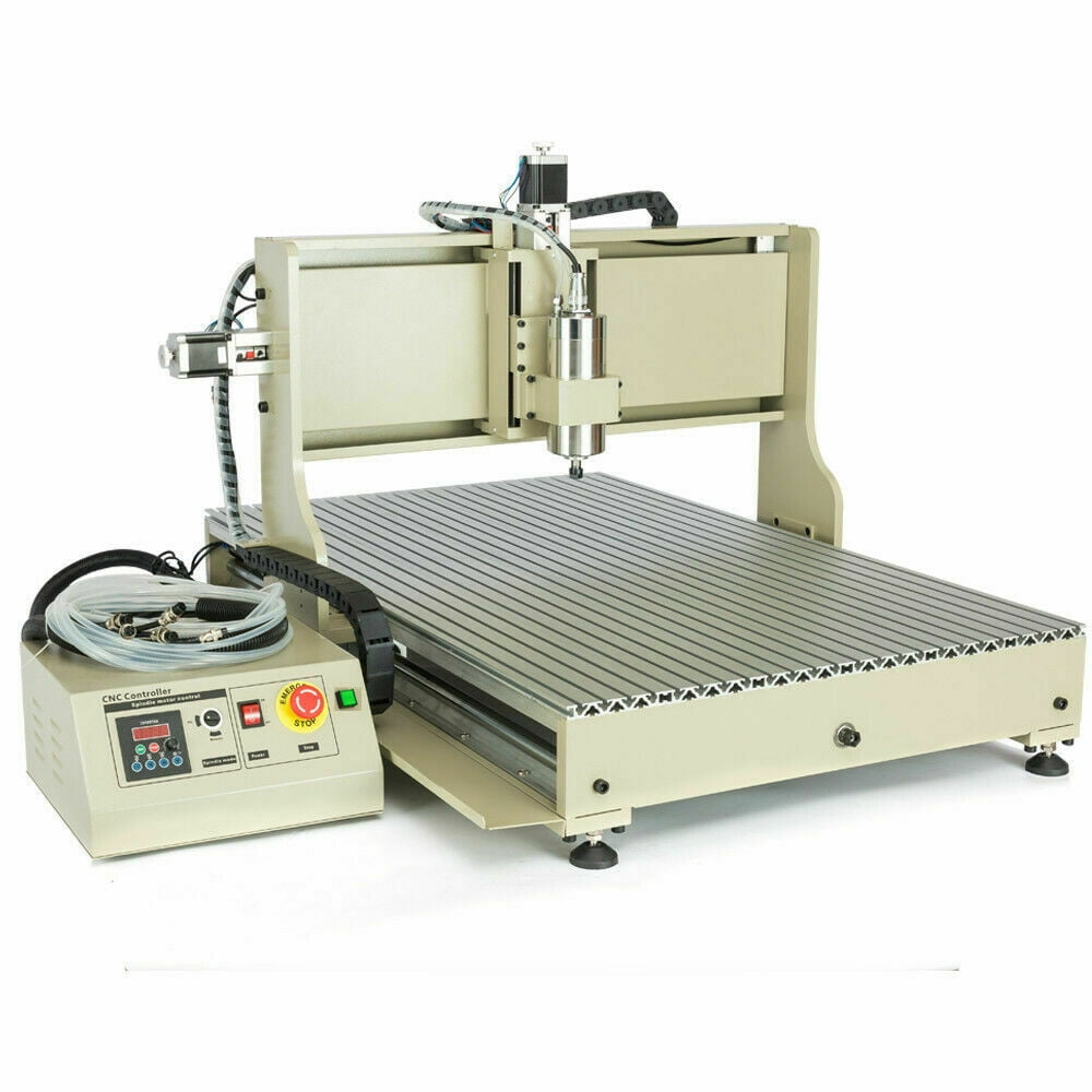 USB 1.5KW 4Axis 6090 CNC Router 3D Engraver Engraving Ball Screws Machine VFD CE