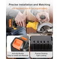thumbnail image 6 of 6Pack Replacement for Dewalt 20v Battery 6.0Ah (Orange), 6 of 7