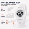 thumbnail image 5 of Kids Digital Watch for Age 4-12 Outdoor Multifunction Watch with Silicone Strap,EL Backlight,Alarm,Stopwatch,Waterproof Watch for Boys Girls, 5 of 8