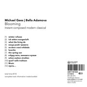Adamova / Gees - Blooming - Music & Performance - CD
