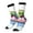 2 Black-1, variant on Alligator Donut Pool Float Pattern Sport Socks for Women and Men Crew Socks Sporty Calf Socks Casual Socks