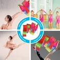 thumbnail image 3 of FUTUREORYY Rhythmic Dance Ribbon Dancing Ribbons Multi Colored for Oriental Dance 1Pack, 3 of 8