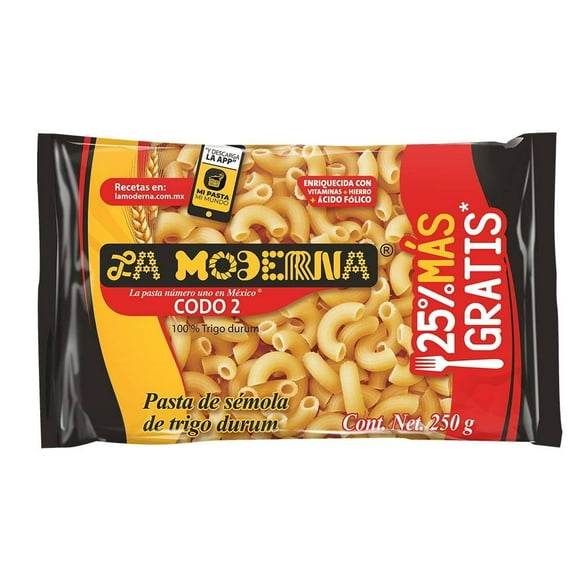 Sopa de codo La Moderna N.2, 250 g