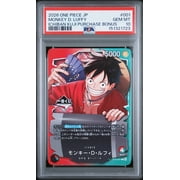 Graded 2026 One Piece Japanese Promos Ichiban Kuji Luffy Purchase Bonus PSA 10 #001