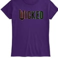thumbnail image 3 of Wicked - Theatrical Rainbow Logo - Women's Fitted Graphic T-Shirt, 3 of 4